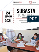 Catálogo de La Subasta Pública de Inmuebles N.° 003-2021-JUS - PRONABI PDF