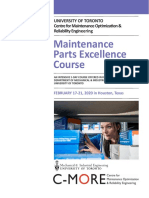 Maintenance Parts Excellence Course Final Houston