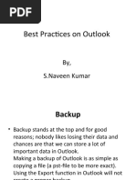 Best Practices On Outlook