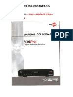 Manual Probox 830