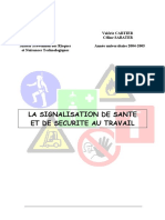 La Signalisation de Sante Et de Securite Au Travail