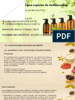 Unidad 2.PROYECTO SHAMPOO ORGANICO - Tema 2.3,2.4 y 2.5