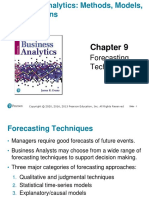 Chapter 9 - Forecasting Techniques