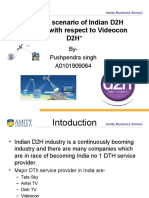 Market Scenario of Indian D2H Industry With Respect To Videocon D2H