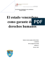 El Estado Venezolano Como Garante de Los Derechos Humanos