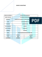 Ficha Cadastral Wmarques Engenharia