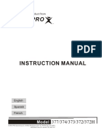 Euro-Pro: Instruction Manual