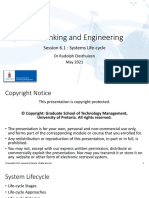 S5 Systems Thinking and Engineering - Systems Life-Cycle v2