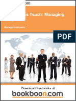 The Experts Teach Managing People