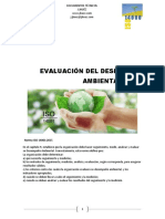 ISO 14001-2015 EVALUACIÓN DEL DESEMPEÑO AMBIENTAL (EDA)
