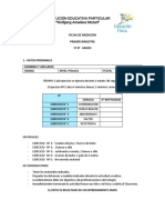 FICHA DE MEDICIÓN 5º 6º GRADO 1er Bimestre