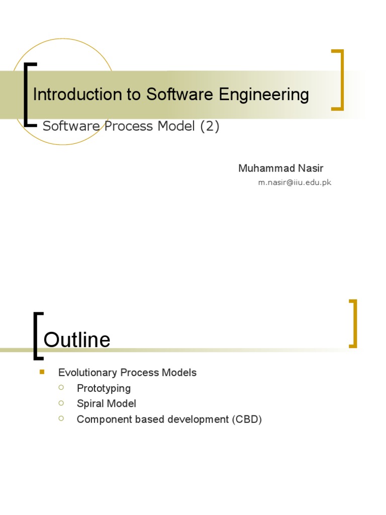 Lecture 4 - Software Process Model | PDF | Component Based Software ...