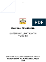 Manual Sistem Maklumat Kantin (sisMAKAN)