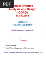 OOAD Lect3 ActivityDiagram