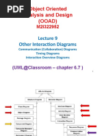 OOAD Lect9 Communication Timing Interaction Diagrams