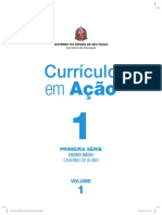 Currículo Em Ação EM 1ª Série Volume 1