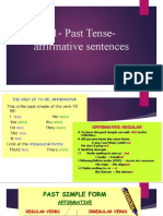 1 - Past Tense - Structures and Examples