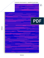 Sim - BC1 - GE Framework Chromosome 1 Graphical Genotype: Markers