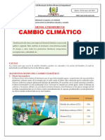 5to Grado - Sesion 9 - Martes 04 Mayo - Cambio Climático