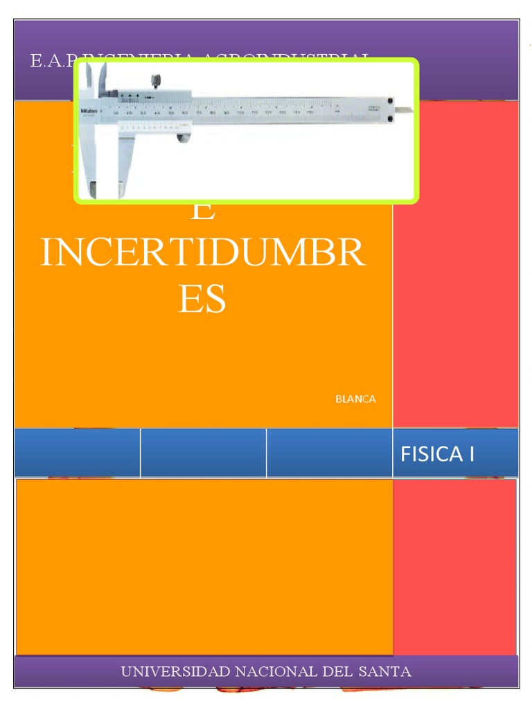 Mediciones e Incertidumbres en Física | PDF | Medición | Incertidumbre