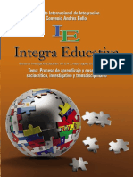 Integra Educativa 5. Proceso de Aprendizaje y Enseñanza Sociocrítico