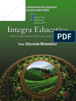 Integra Educativa 8. Educación Matemática