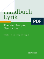 Dieter Lamping (eds.) - Handbuch Lyrik_ Theorie, Analyse, Geschichte-J.B. Metzler (2011)