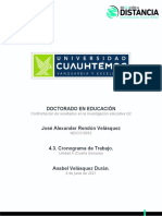 4.3. Cronograma de Trabajo