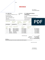 Format Invoice