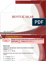 Bentuk Akar Dan Operasi Bentuk Akar