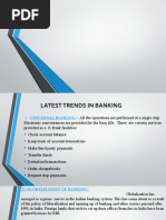 On LATEST TRENDS IN BANKING 1