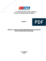 Relatório 8- Síntese e purificação do Ácido Acetilsalicílico (AAS)