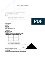 Detailed Lesson Plan for Analyzing Plot Structure in Creative Writing