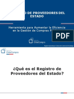 Registro de Proveedores, Herramienta de Apoyo A La Gestión de Compras - VF2020