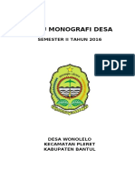 Buku Monografi Wonolelo Sem-II 2016