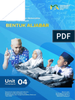 Up 4 Matematika Bentuk Aljabar