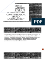 Proponer Técnicamente Bombas para El Movimiento de Concentrado A Escala de Laboratorio