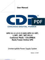 User Manual: Uninterruptible Power Supply System