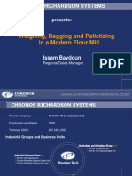 Weighing Bagging and Palletizing in A Modern Flour Mill