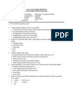 Soal Ujian Akhir Semester Perhotelan