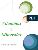 Trabajo Sobre El Estudio de Vitaminas y Minerales