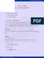 Lecture 10 - Spur Gear Design