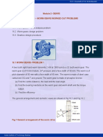 Lecture 16 – Worm Gears Worked Out Problems