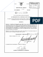 Decreto 1786 de 2020 Por El Cual Se Fija El Auxilio de Transporte de 2021