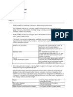 Determining requirements for bioinformatics system