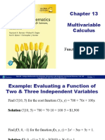 Multivariable Calculus: Section 1 Functions of Several Variables