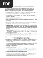 Download The Concept of Abnormality and Psychopathology by Hassanshehri SN512790 doc pdf
