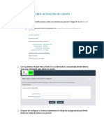 Portal de Proveedores - Tutorial de Activación de Cuenta