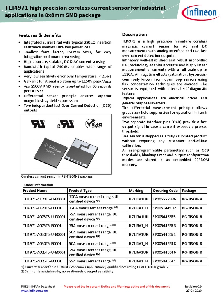 Features & Benefits Description: Product Name Product Type Marking ...