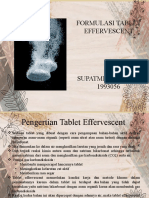 Formulasi Tablet Effervescent